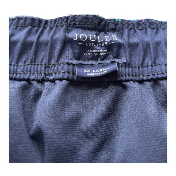 Joules Swim Shorts Mens XXL Blue‎ Flamingo Trunks Drawstring Pockets Lined - Picture 4 of 8